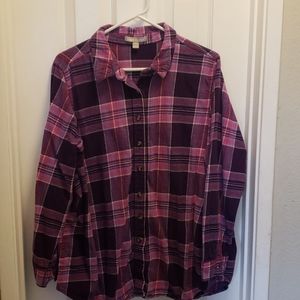 Purple Woman Within Flannel L (18-20)